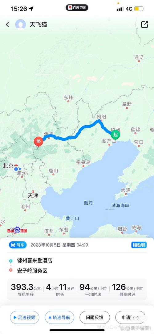 锦州到快手沟汽车路线