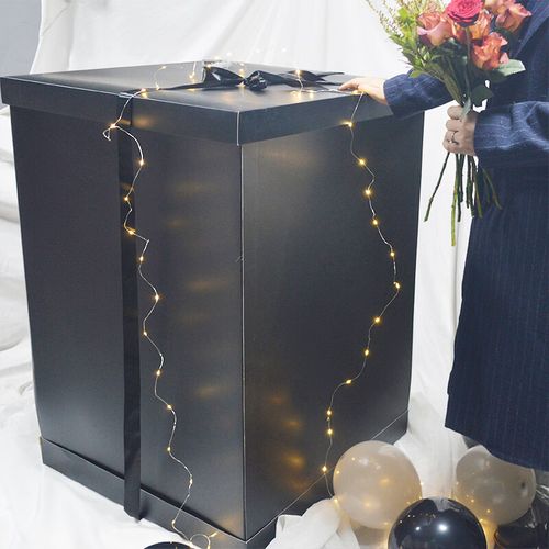 网红抖音爆炸告白气球盒