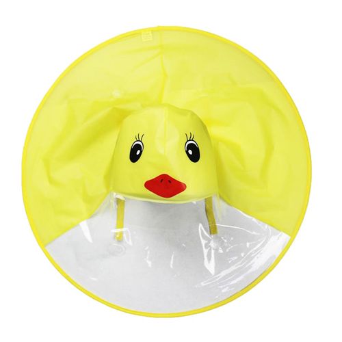 抖音同款小黄鸭斗篷雨衣