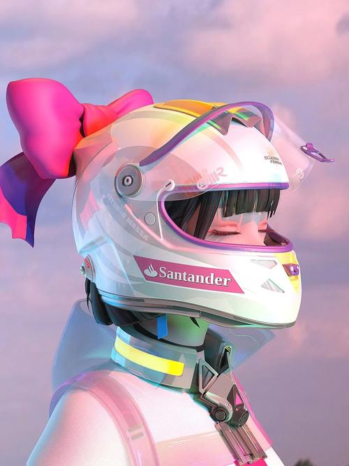 快手骑粉色机车的女孩