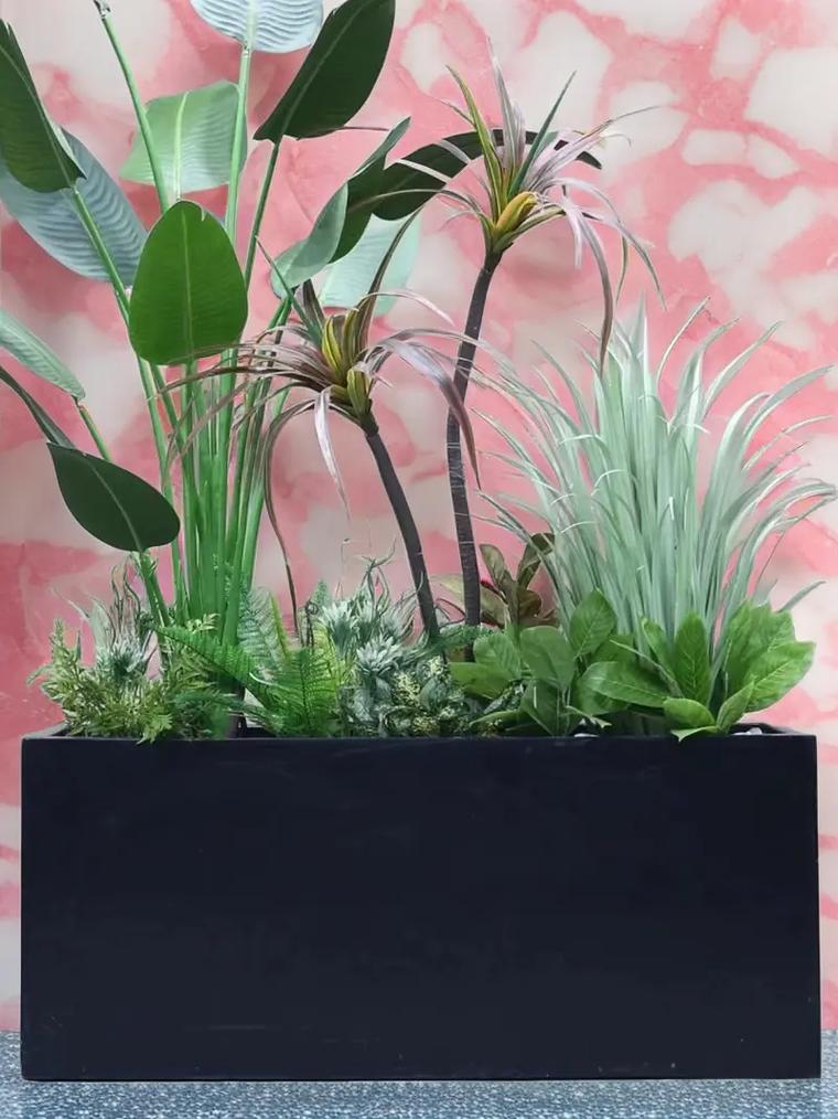 diy水泥手套花盆抖音