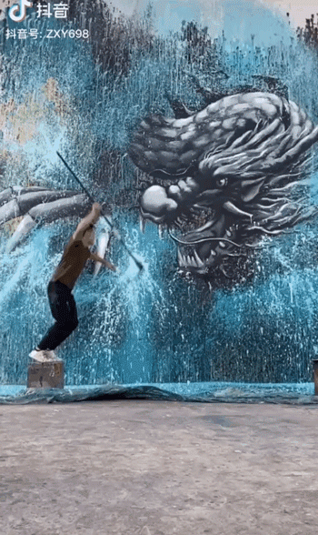 快手直播涂鸦视频下载