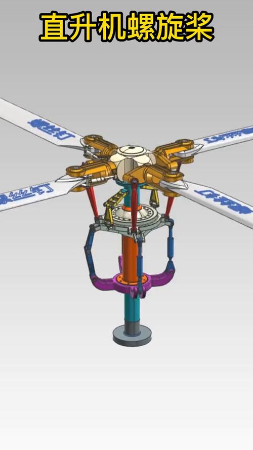 抖音上的直升机螺旋桨