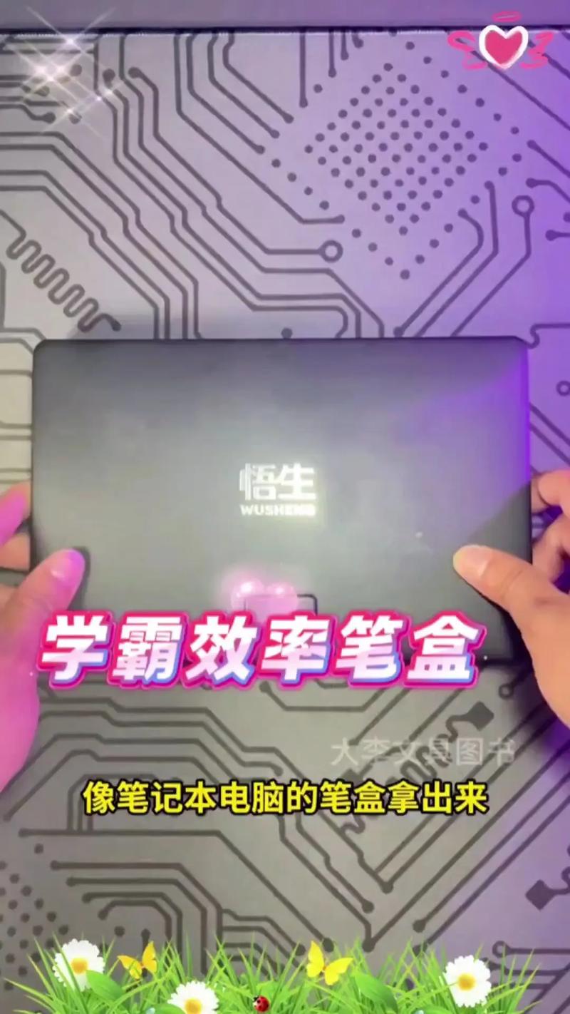 有计算机的抖音文具盒