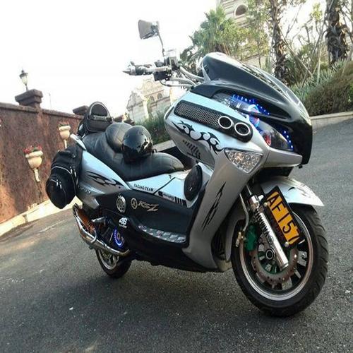 抖音上的摩托车低音炮