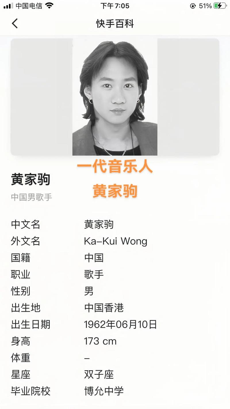 快手说唱写给黄家驹的