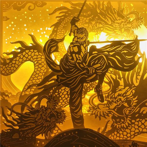 抖音海贼王纸雕灯教程