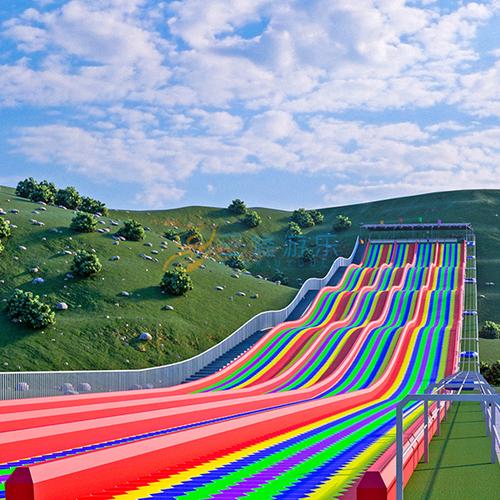 抖音网红七彩滑道厂家