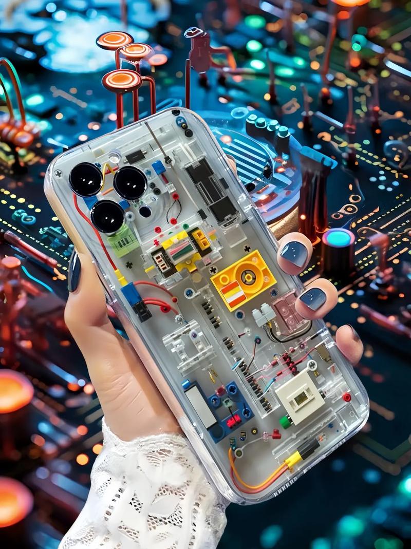 抖音个性手机内部零件