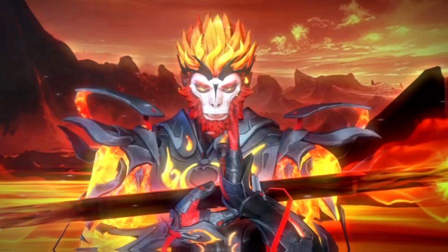 抖音孙悟空地狱火图片