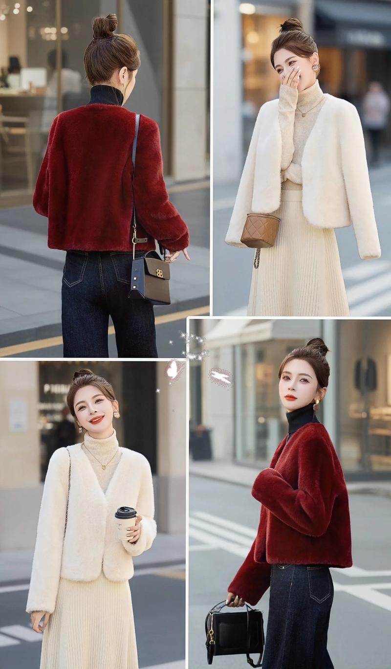 快手秒杀衣服毛毛大衣