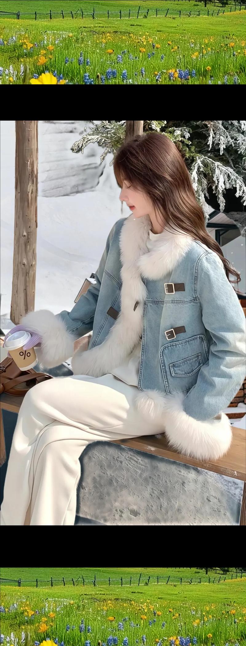 快手秒杀衣服毛毛大衣