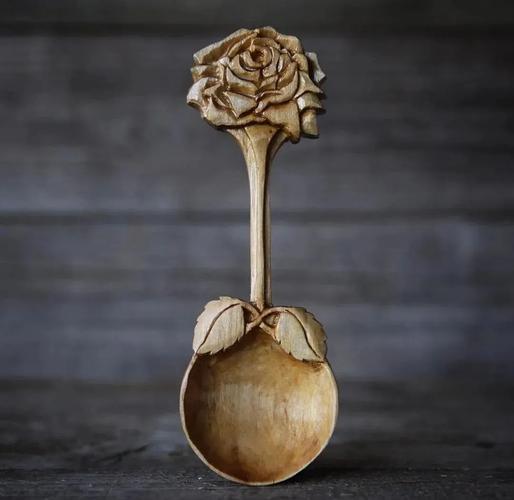 抖音手工艺勺子木制品