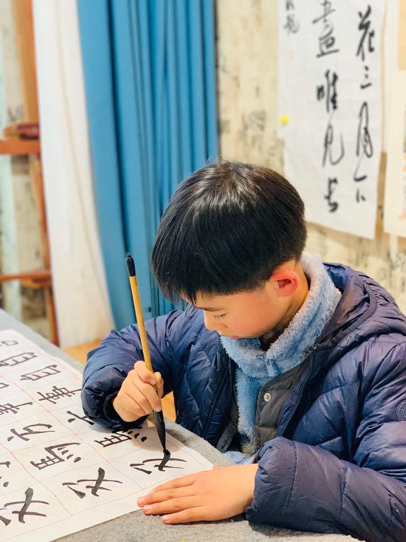 会写毛笔字的宝宝抖音