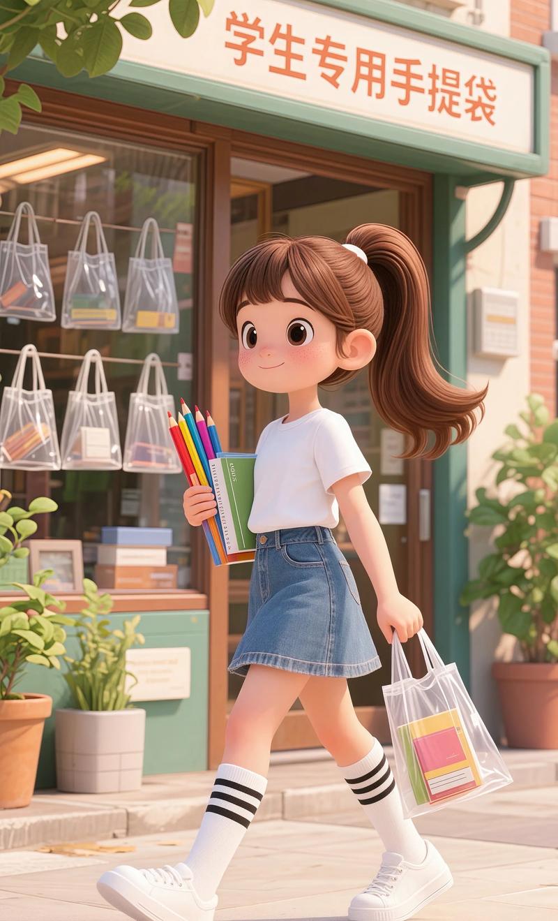 抖音小孩坐在手提袋里