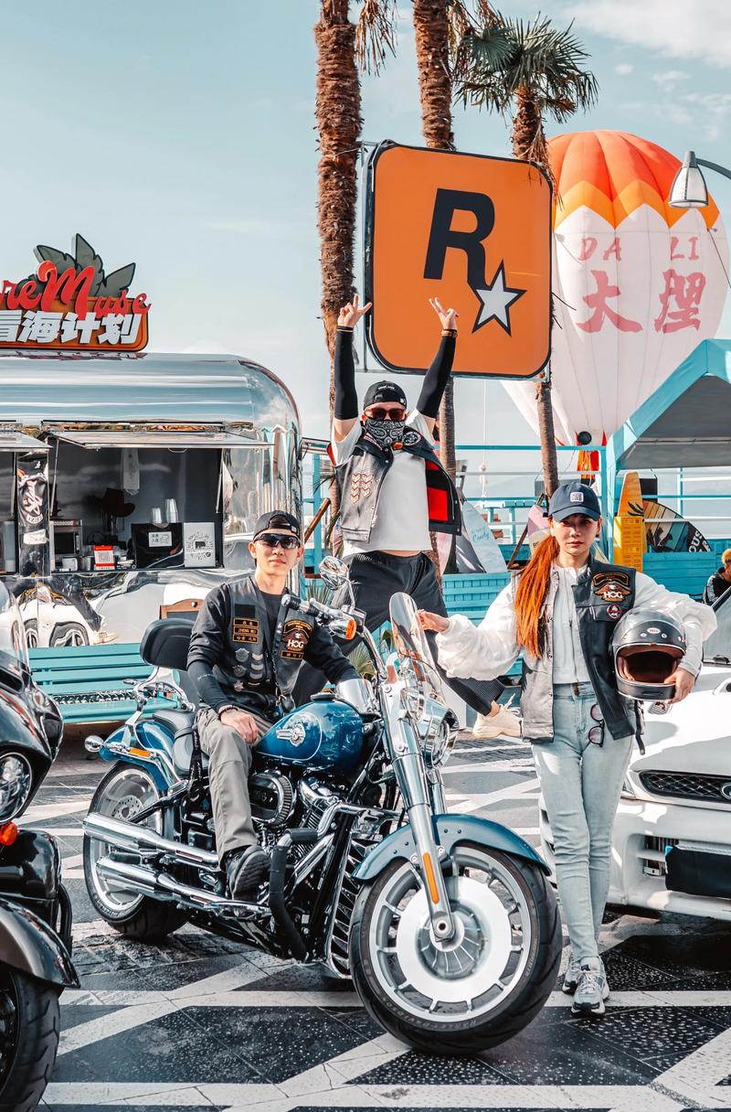 快手街头哈雷朋克摇滚