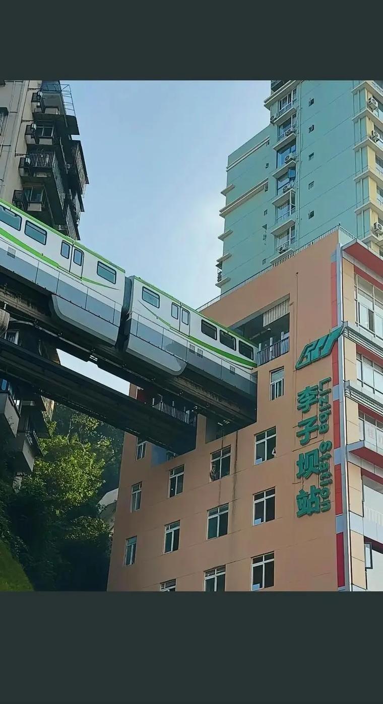 重庆抖音 地上轨道车