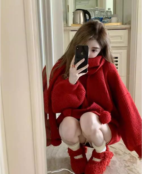 快手东东红色衣服链接