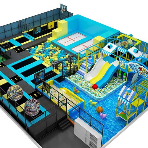 抖音大型蹦蹦床游乐园