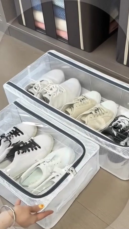 抖音鞋盒变收纳盒视频