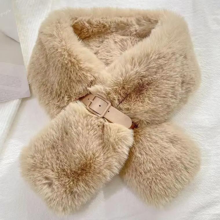 抖音网红爆款兔毛围脖