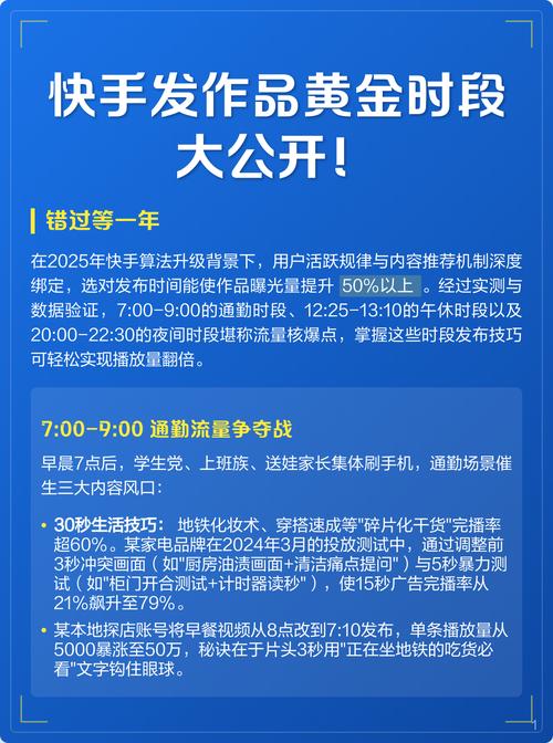 快手热门作品自动算法