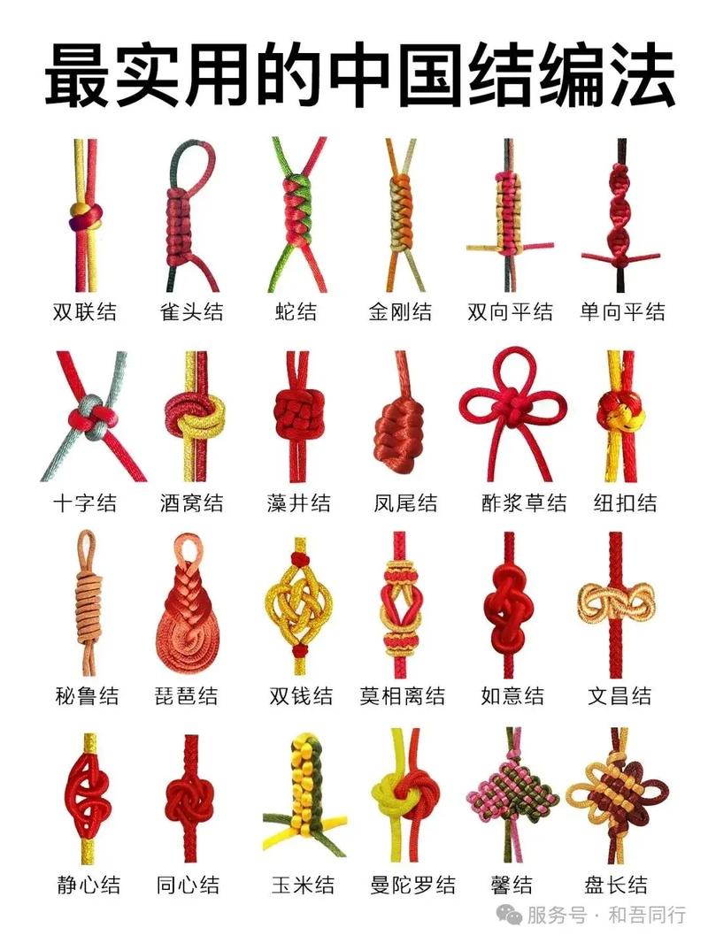 抖音编红绳手链的教程