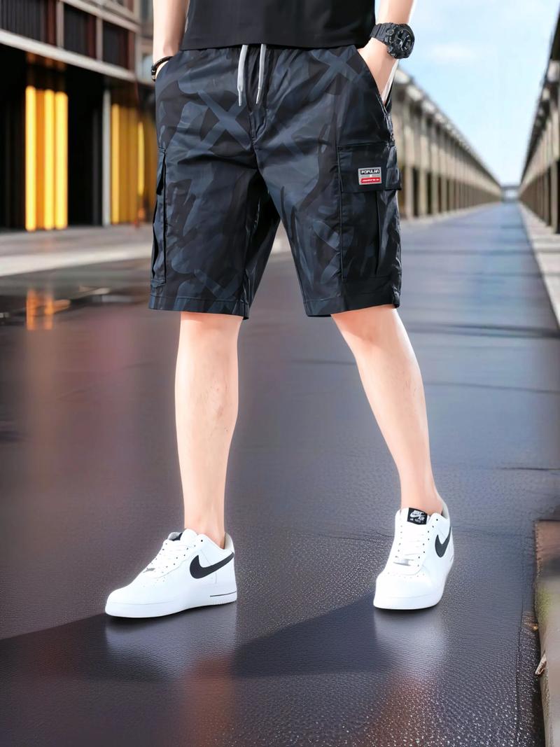 抖音男的高腰短裤跳舞