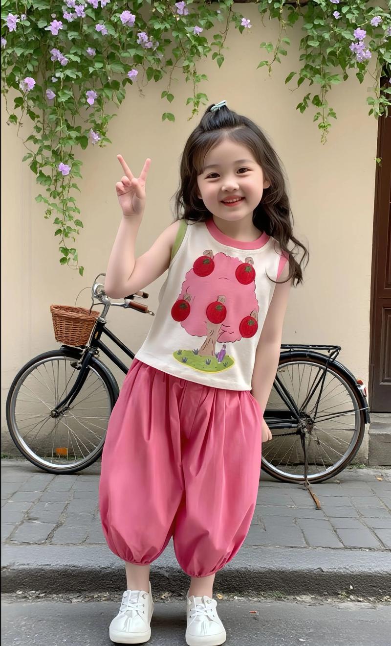 抖音上的可爱超萌童装