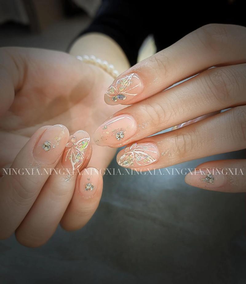 抖音上可以拆卸的美甲