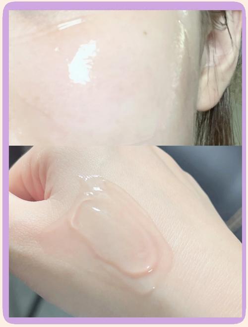抖音上的果冻透明面膜