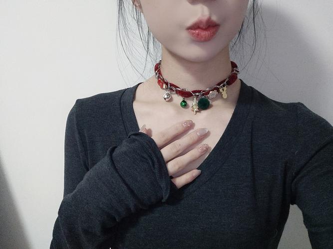 抖音同款圣诞礼物项链