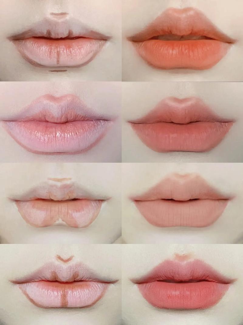 抖音白t上绣红唇教程