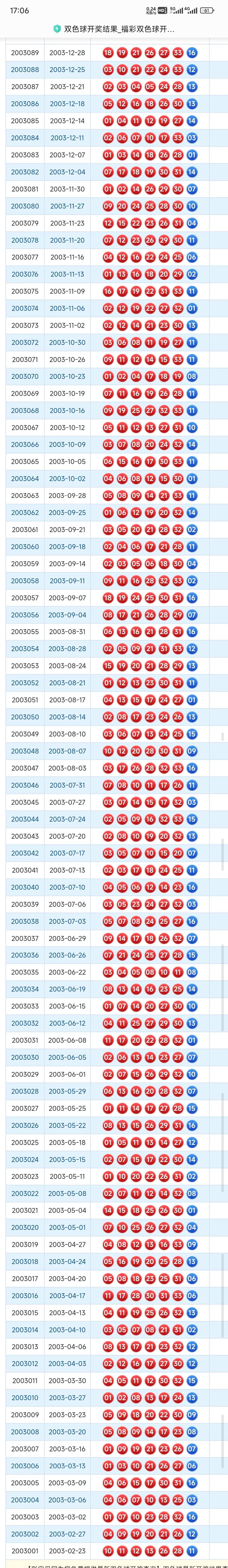 开奖结果现场直播查询