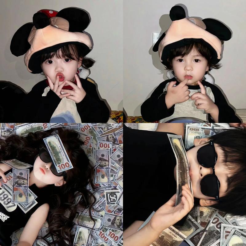 抖音里的娃娃真人头套