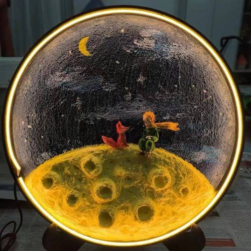 抖音上手工做的卡片灯