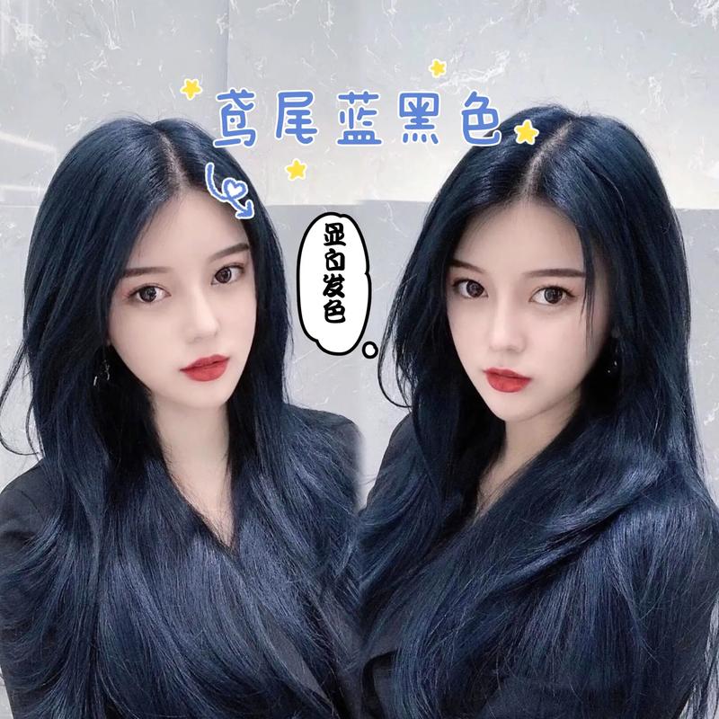 抖音蓝黑色头发多少钱