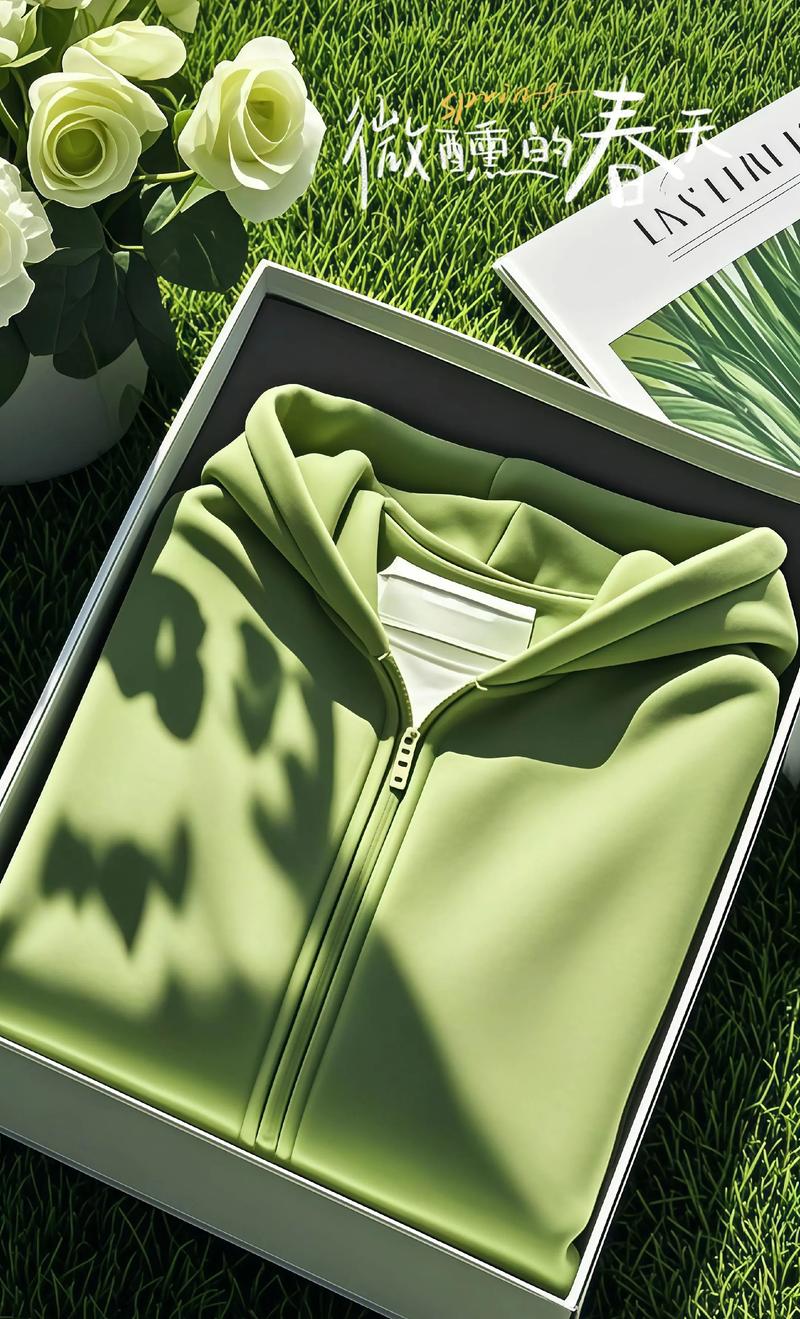 抖音绿色天线宝宝卫衣