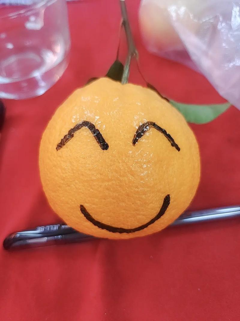 快手上把脸弄到水果上