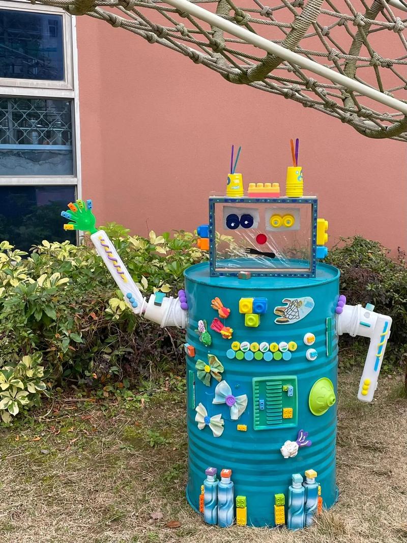 抖音上用油桶做的玩具