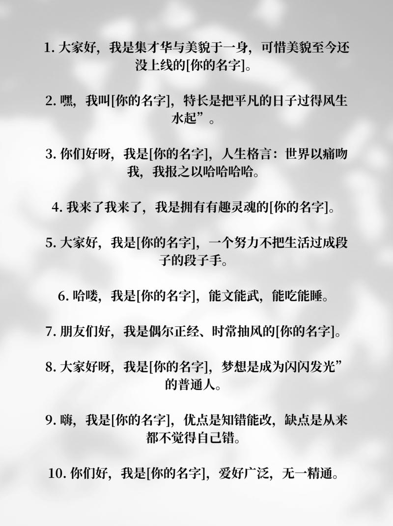 快手上有趣的个人介绍