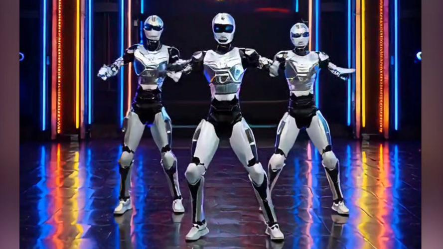 抖音跳舞的灯光机器人