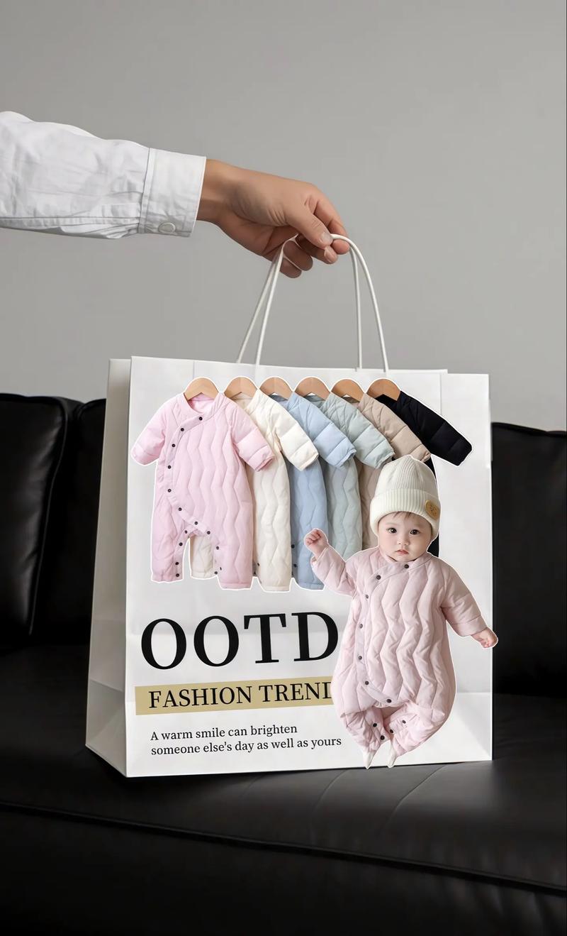 抖音里白色连体羽绒服