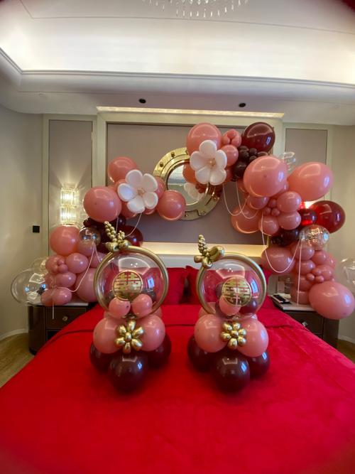 抖音同款婚房装修气球