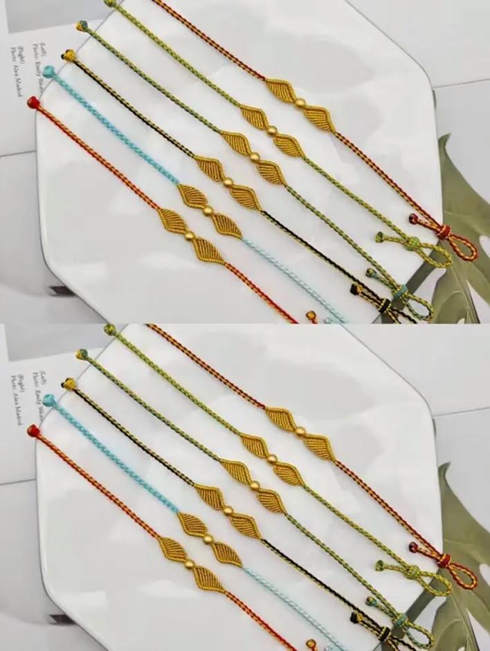 抖音翅膀手链怎么做的