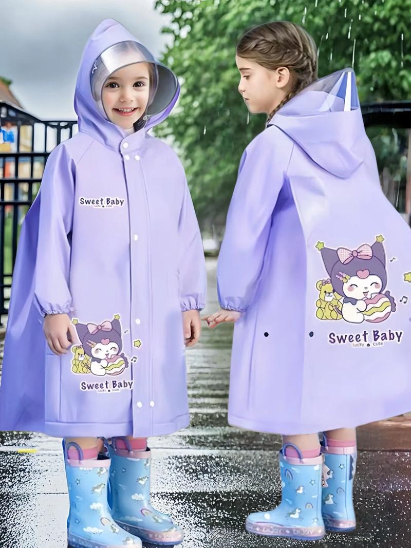 抖音款儿童雨衣怎么叠