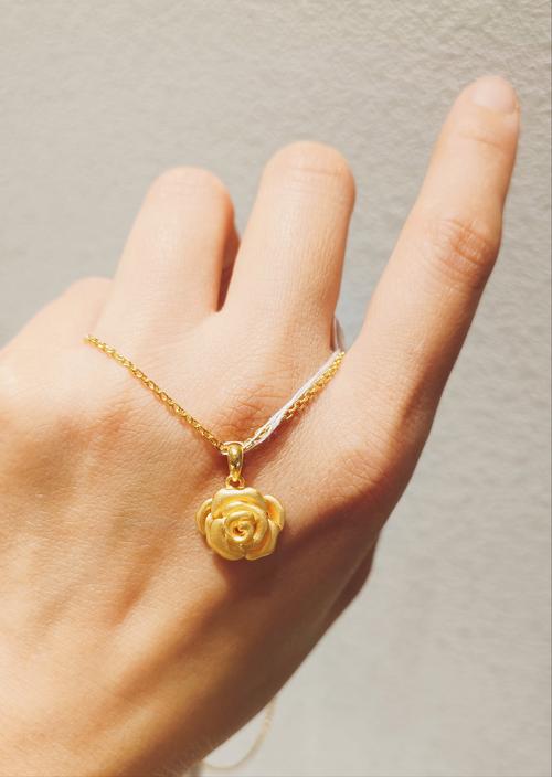 抖音同款创意玫瑰足金