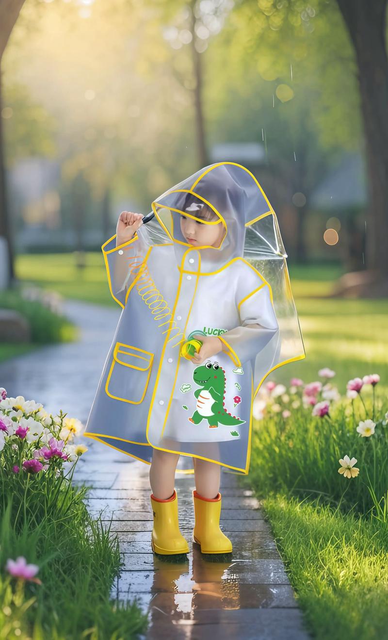 抖音小黄鸭雨衣怎么收