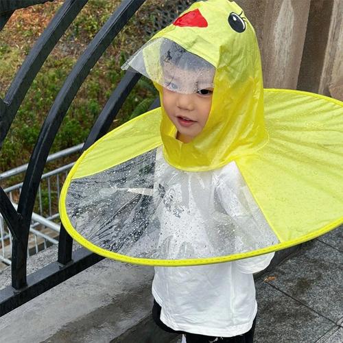 抖音网红儿童鸭子雨衣