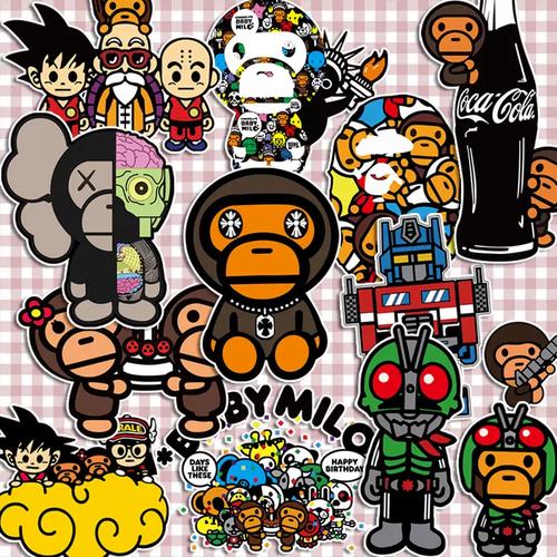 抖音卡通动物潮牌图片